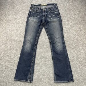 Big Star Hazel Curvy Fit Jeans Size 26R Medium Wash Bootcut EUC